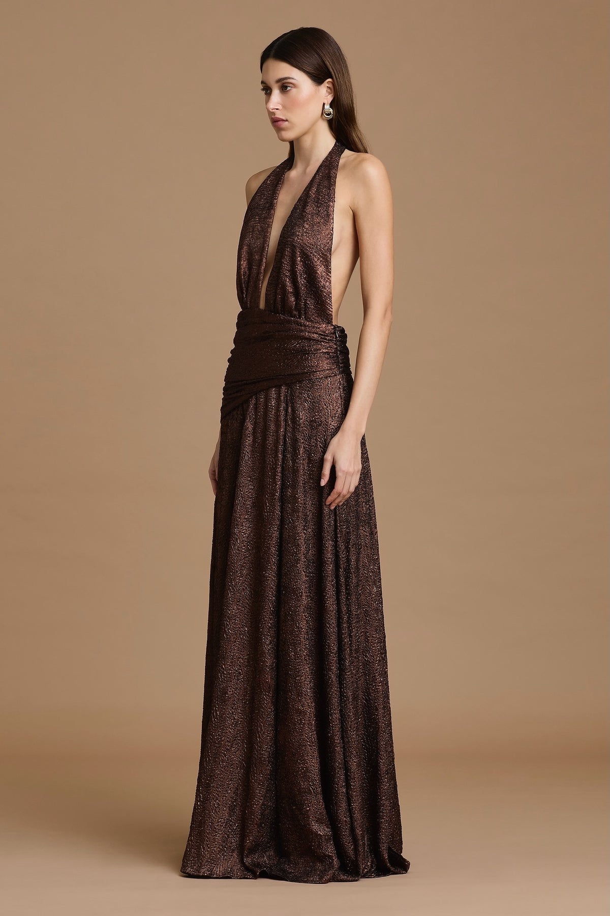 Sonya Zephyr Dress - Bronze