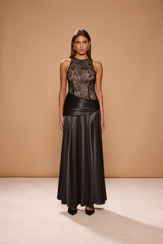 Sonya Dalia Gown - Black