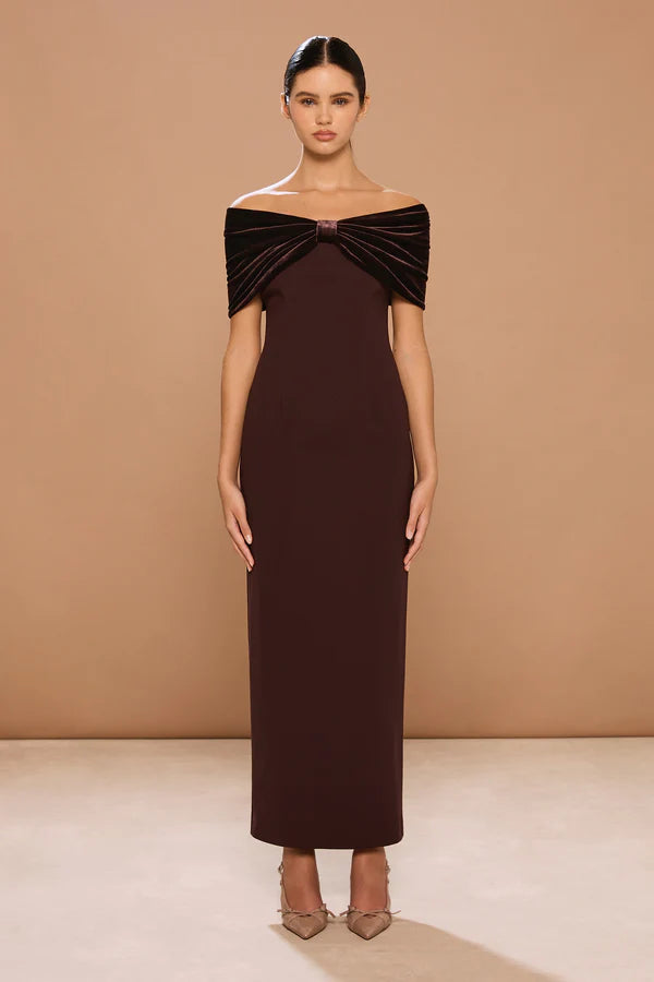 Sonya Belluno Dress - Chestnut