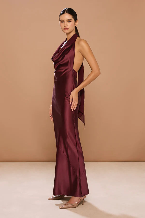 Sonya Sondrio Dress - Cherry Lacquer