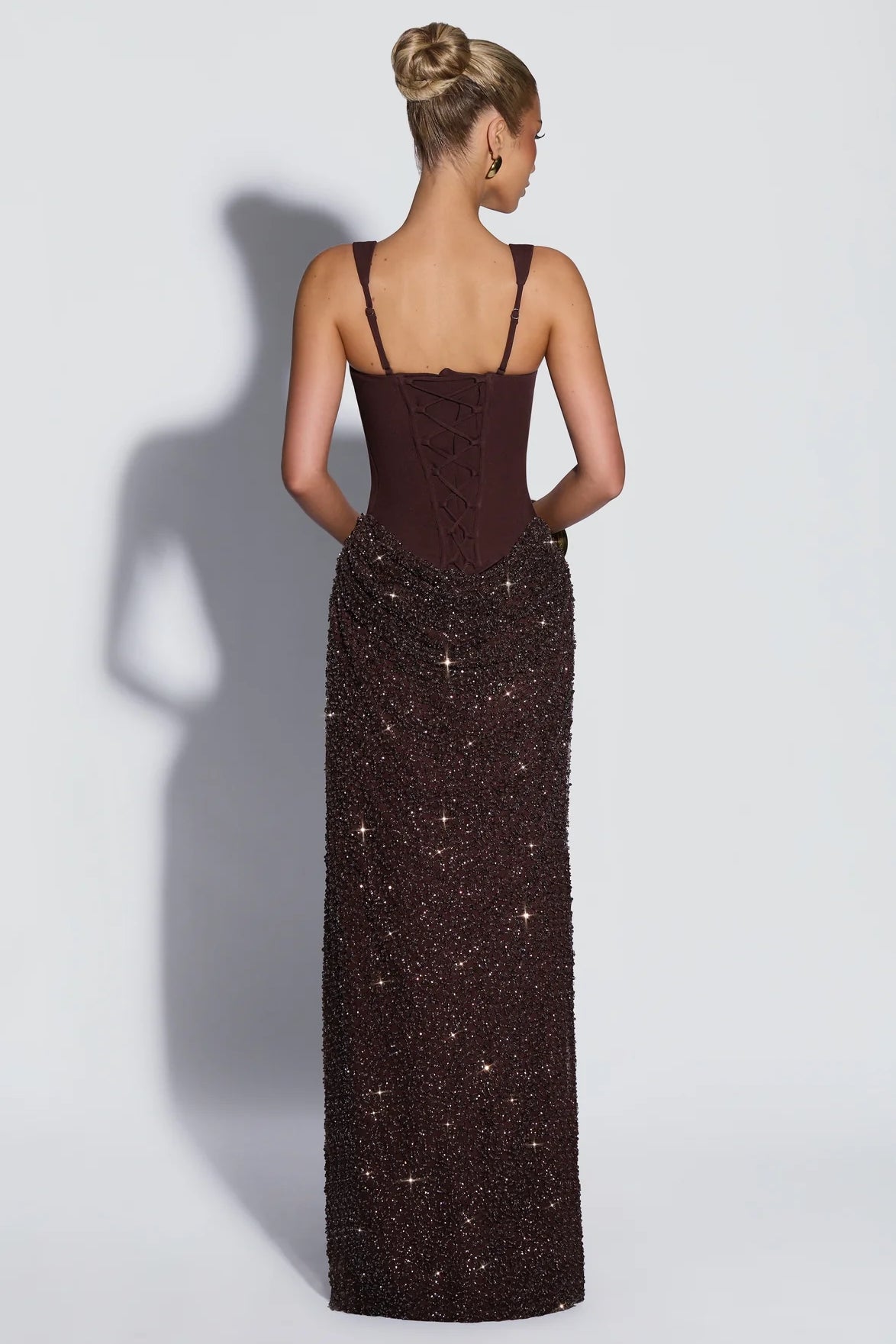 Babyboo Yeona Maxi Dress - Plum Brown