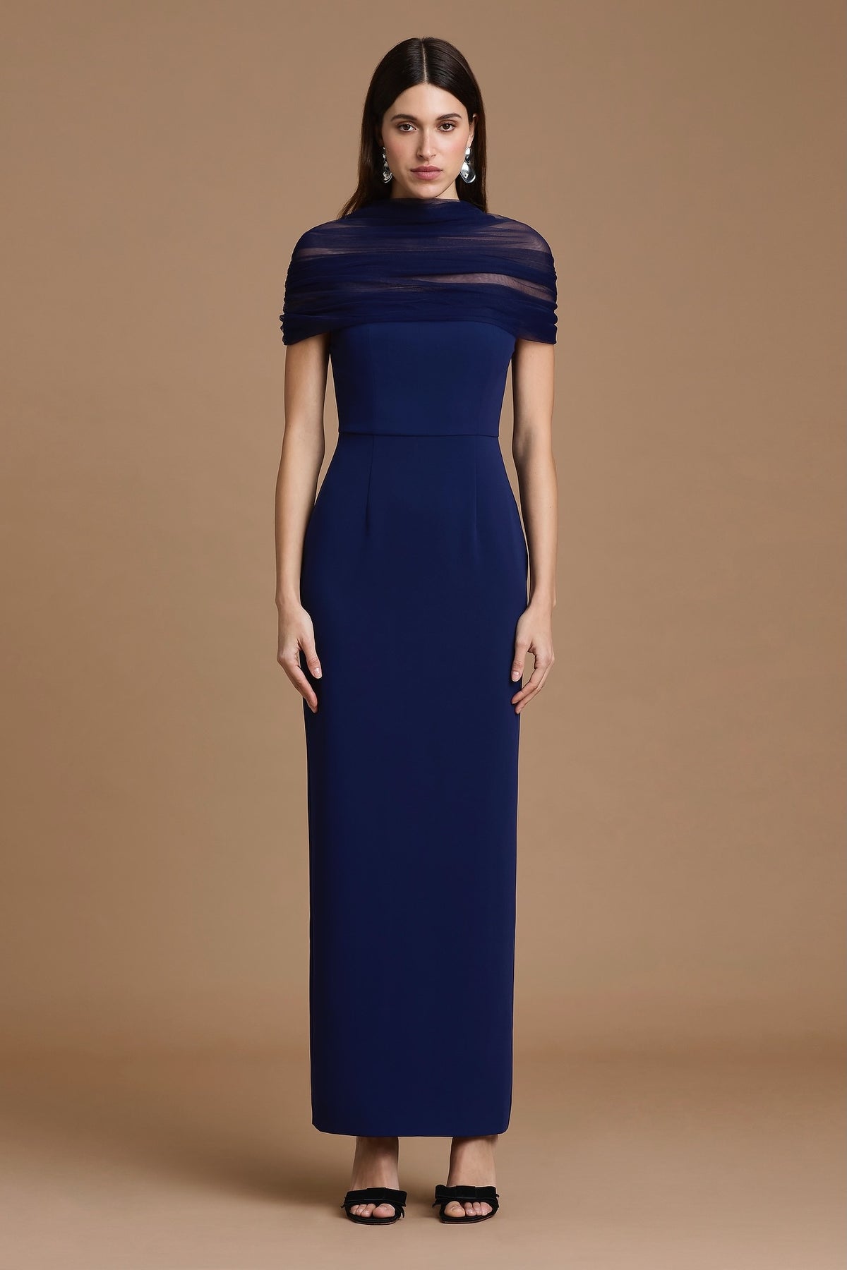 Sonya Lola Midi Dress - Navy