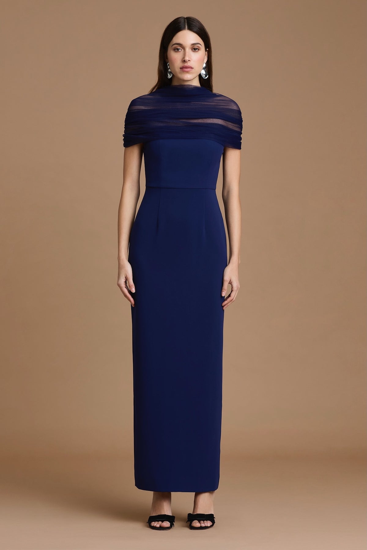 Sonya Lola Midi Dress - Navy