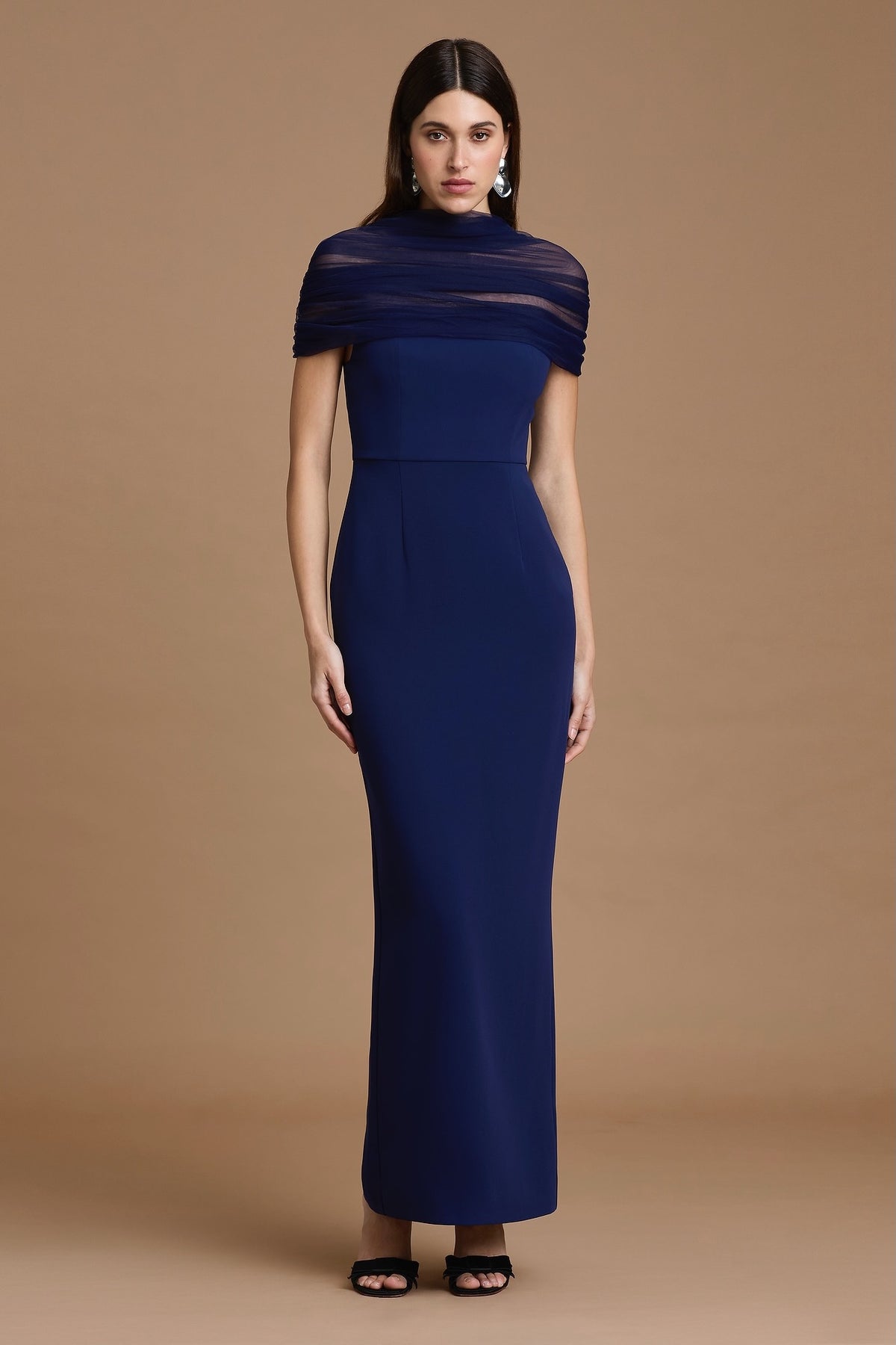 Sonya Lola Midi Dress - Navy