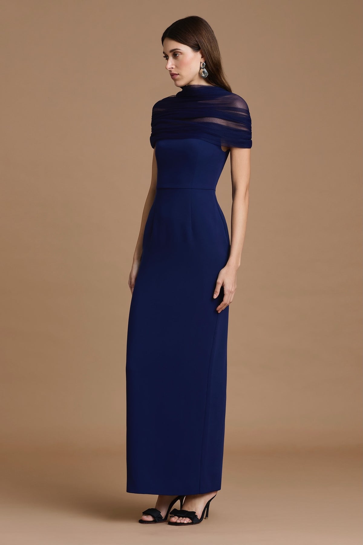 Sonya Lola Midi Dress - Navy