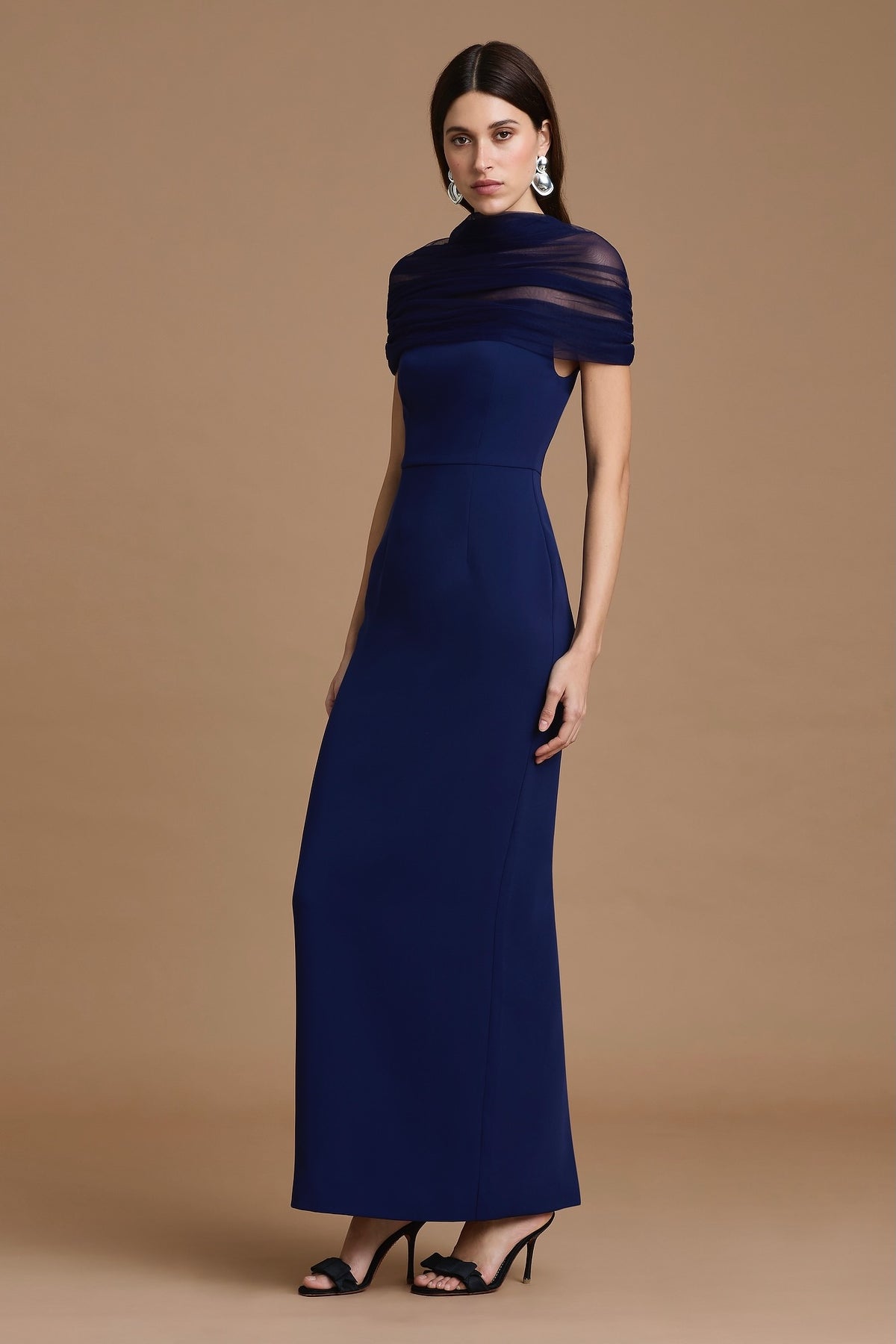 Sonya Lola Midi Dress - Navy