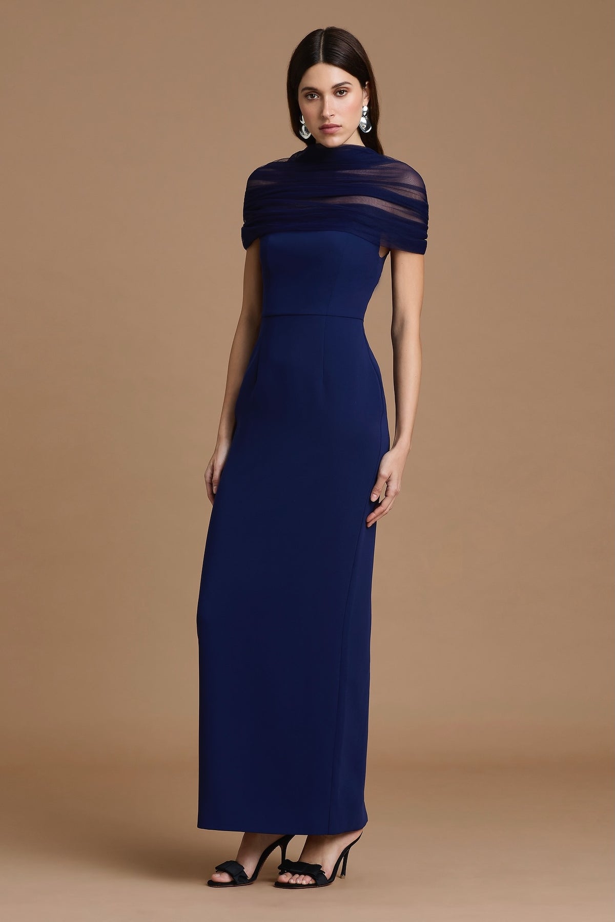 Sonya Lola Midi Dress - Navy