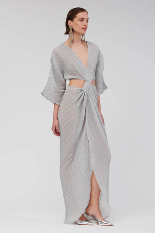 Suboo Stevie Crossover Maxi Dress - Silver