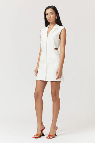 Suboo Skylar Panelled Mini Dress - White