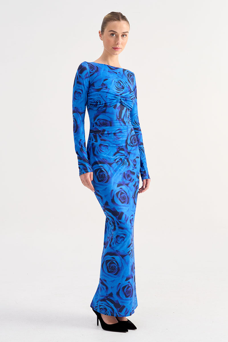 Suboo Verona Long Sleeve Maxi - Blue Rose