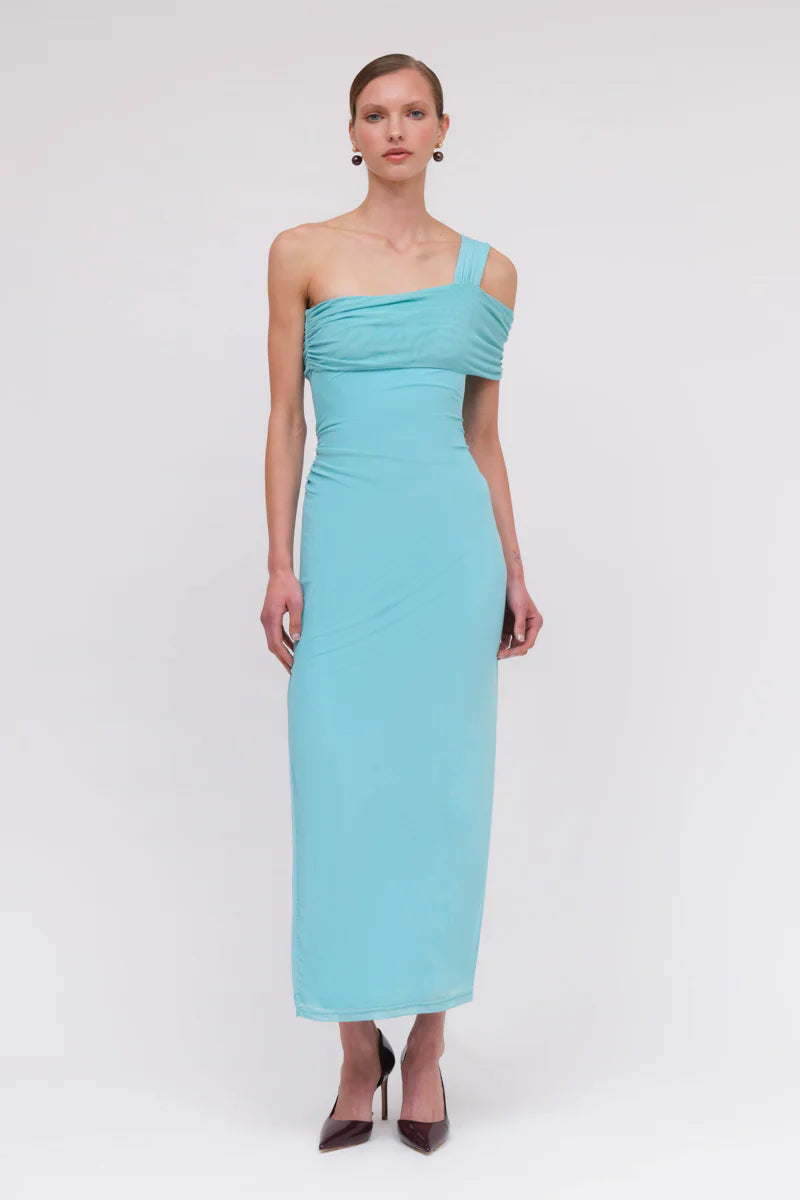 Suboo Christy Off Shoulder Maxi Dress - Turquoise