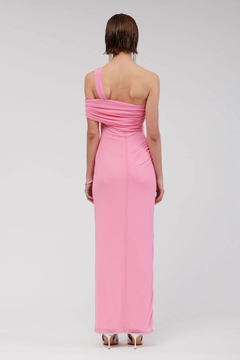 Suboo Christy Pink Off Shoulder Maxi Dress - Pink Suboo Christy Pink Off Shoulder Maxi Dress - Pink