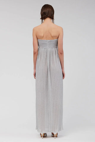 Suboo Stevie Bustier Maxi Dress - Silver