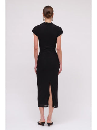Suboo Christy Mesh Cap Sleeve Dress - Black