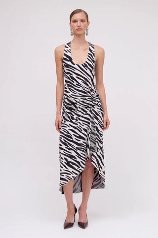 Suboo Zambezi Sleeveless Midi Dress - Black & White