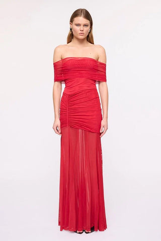 Suboo Phoenix Bustier Maxi Dress - Red