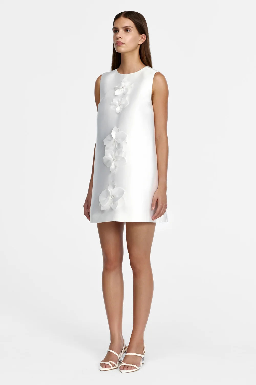 Acler Medora Mini Dress - Ivory