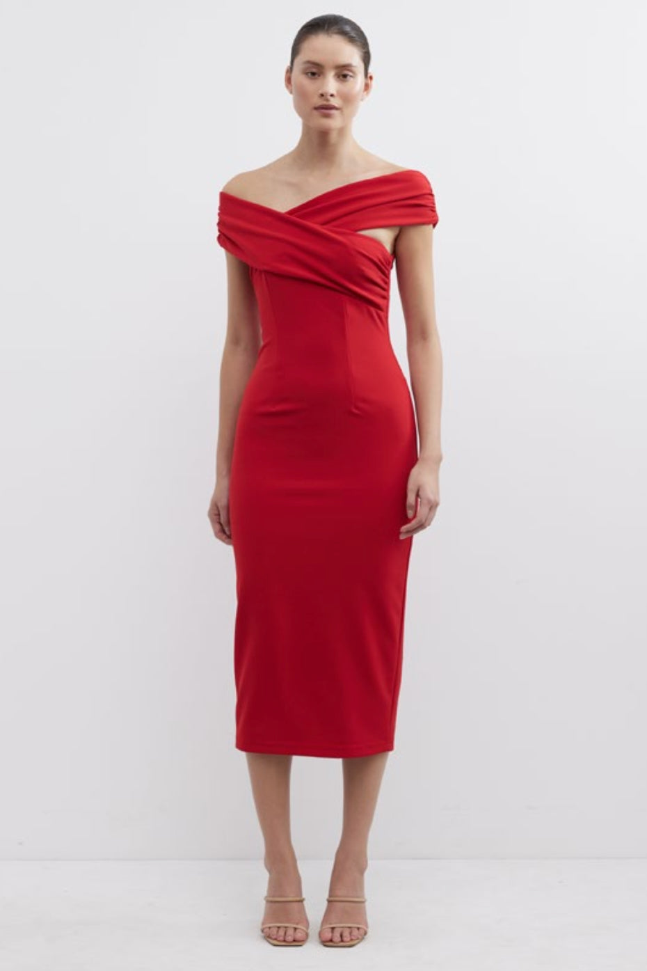 Pasduchas Feliz Midi Dress - Cranberry