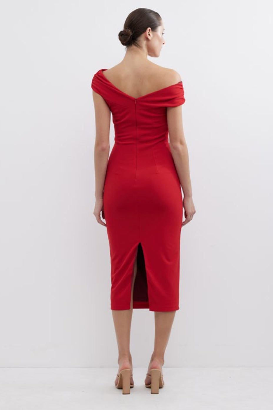 Pasduchas Feliz Midi Dress - Cranberry