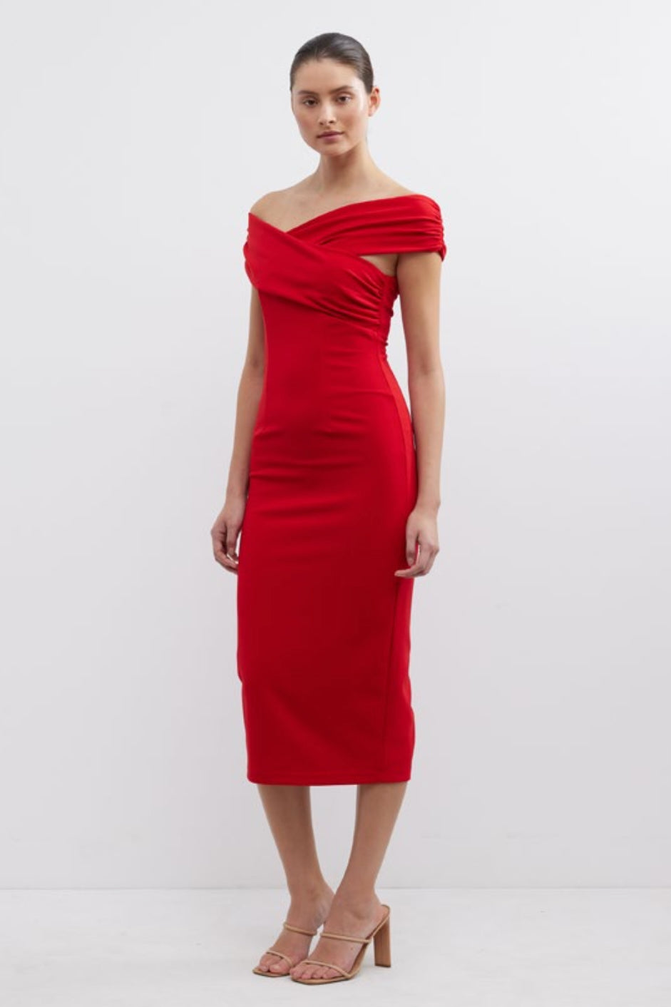 Pasduchas Feliz Midi Dress - Cranberry