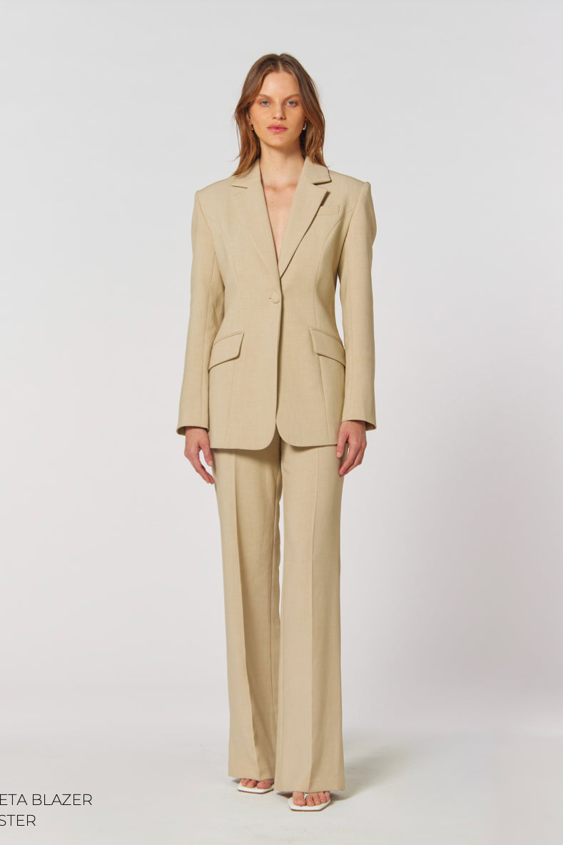 Kianna Greta Blazer - Oyster