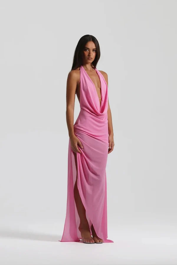 Natalie Rolt Anastasia Mini/Maxi Dress - Candy Pink