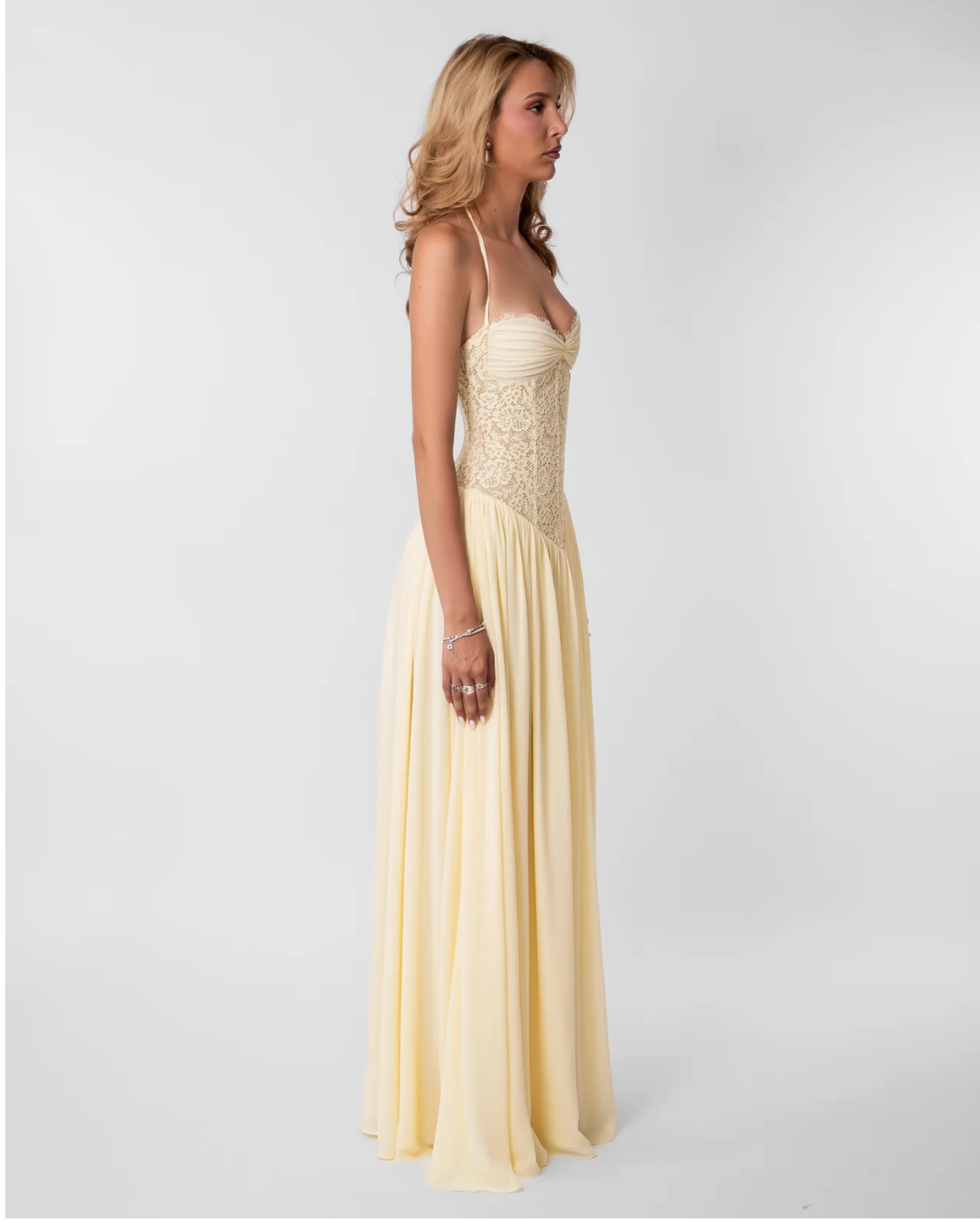 Fenity Faye Maxi Dress - Butter Yellow