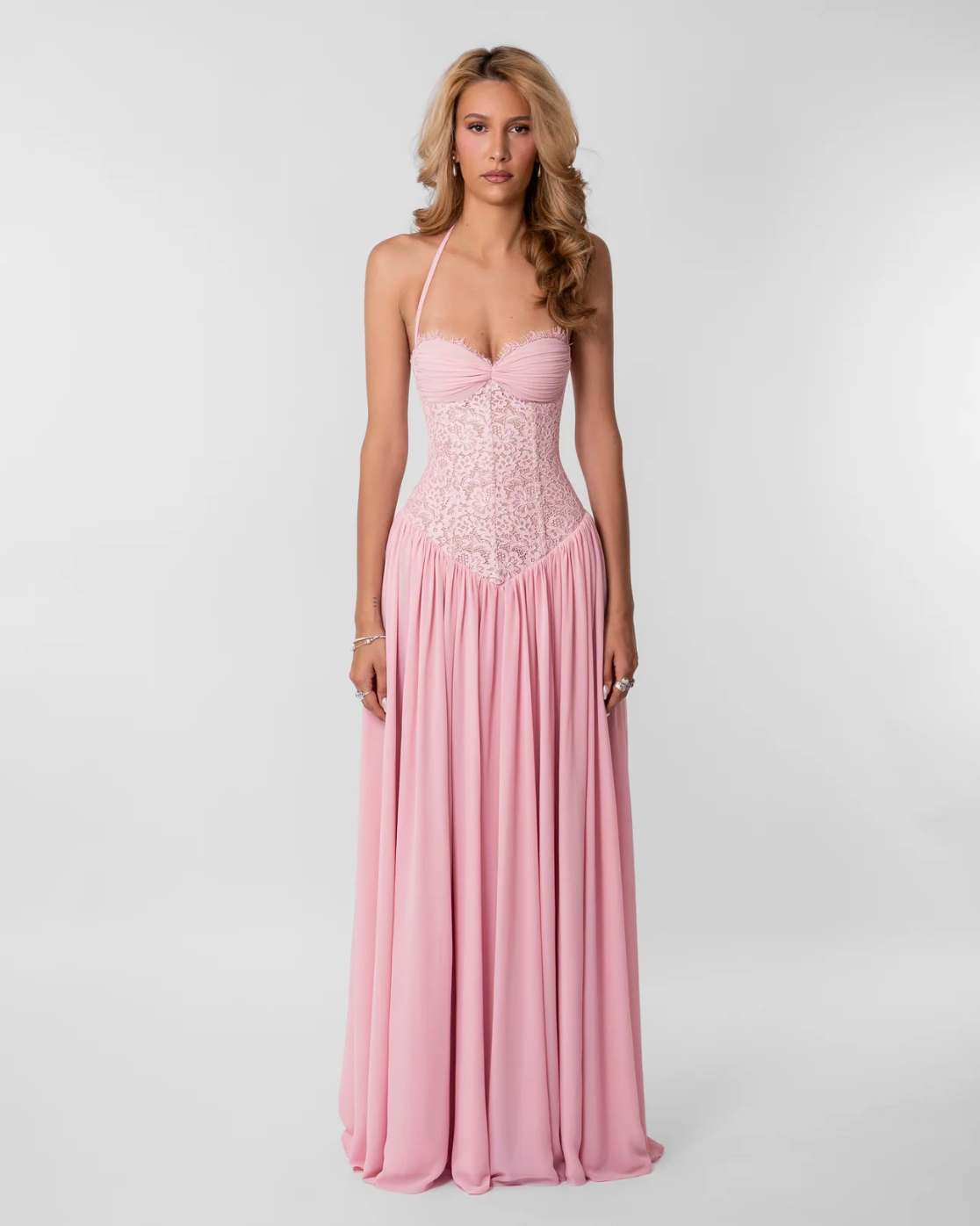 Fenity Faye Maxi Dress - Pink