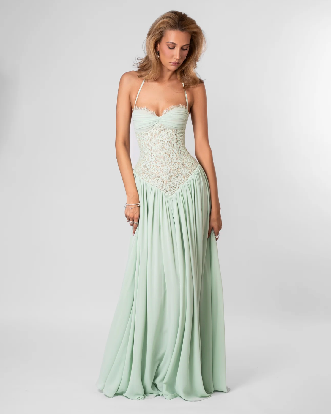Fenity Faye Maxi Dress - Mint