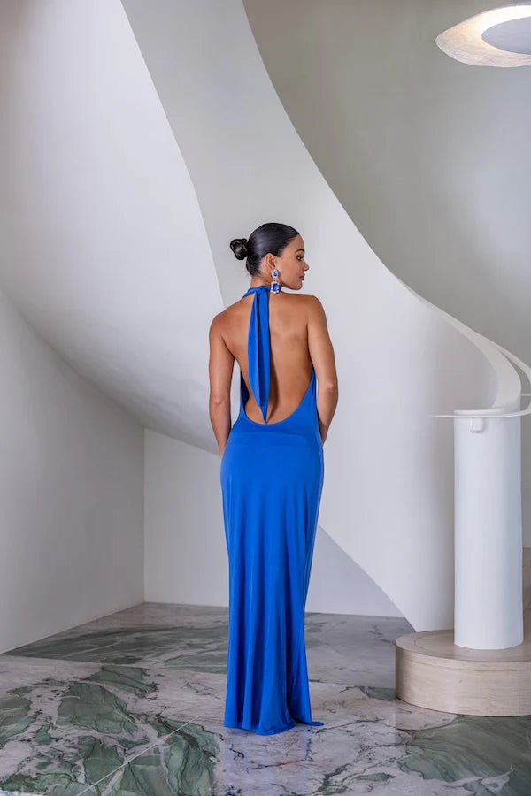 Sneaky Link Saint Plunge Maxi Dress - Sapphire Sneaky Link Saint Plunge Maxi Dress - Sapphire