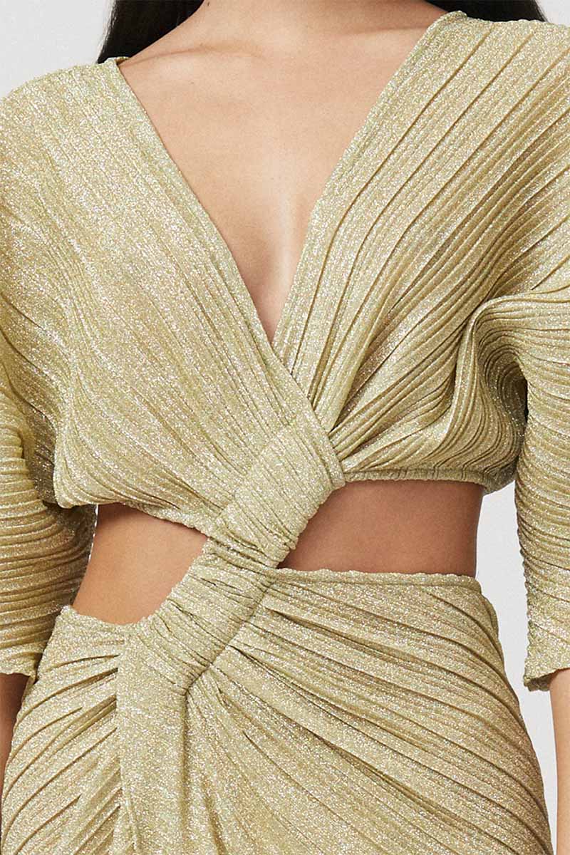 arcina ori orange dress