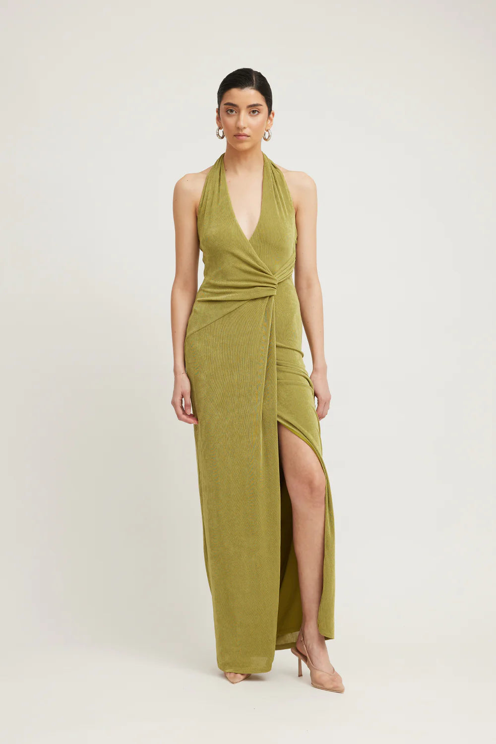 Tojhà Tamsin Dress - Green Tea