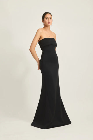 Tojhà Stellan Gown - Black/White