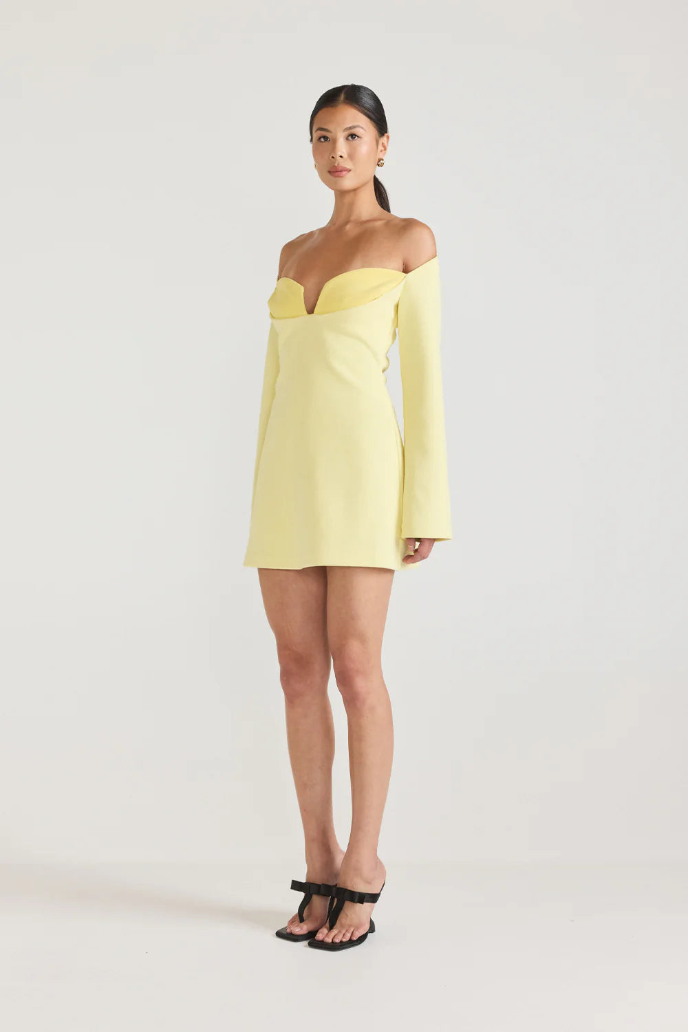 Tojhà Lilosa Mini Dress - Lemon/Honey