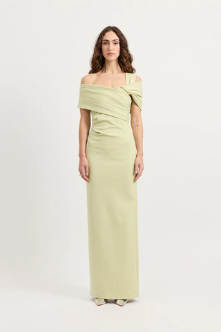 Tojhà Anya Dress - Muted Lime