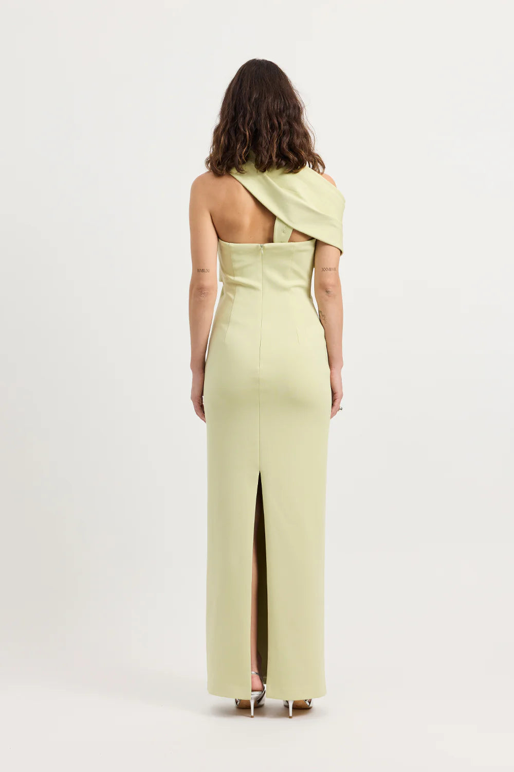 Tojhà Anya Dress - Muted Lime