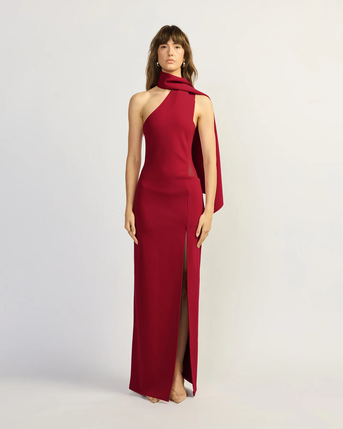 Tojhà Aeron Maxi Dress- Cherry Red