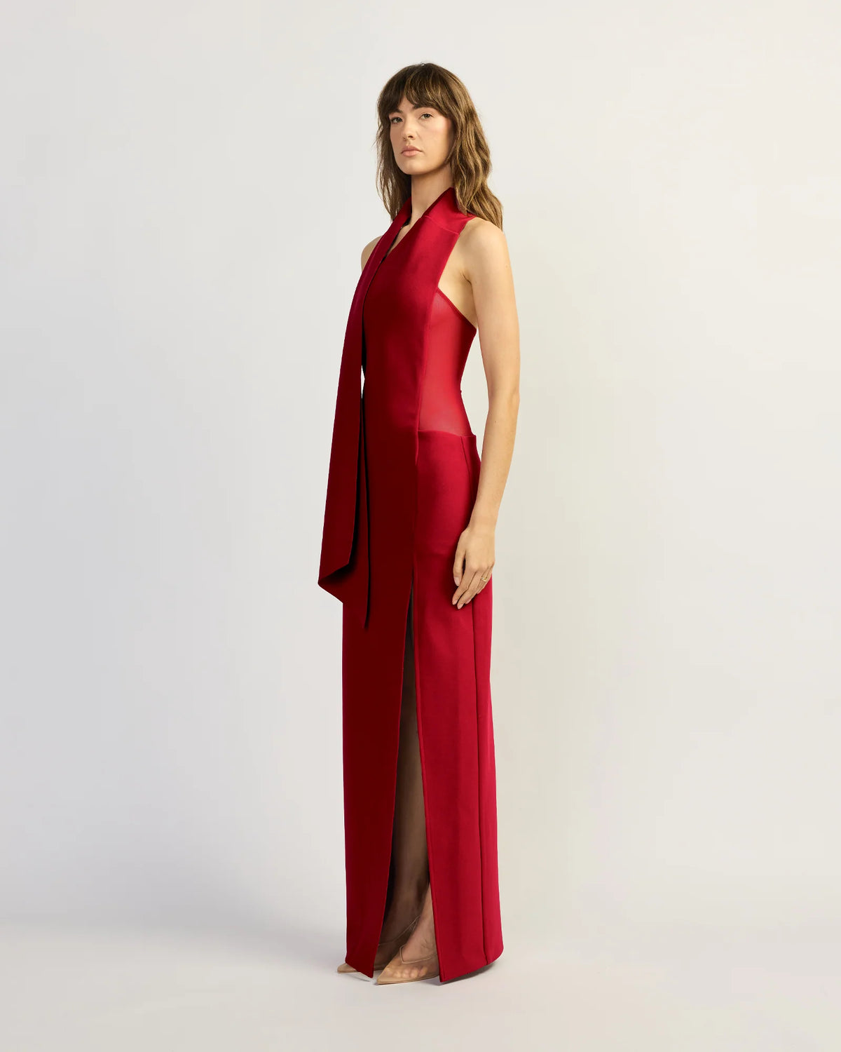 Tojhà Aeron Maxi Dress- Cherry Red