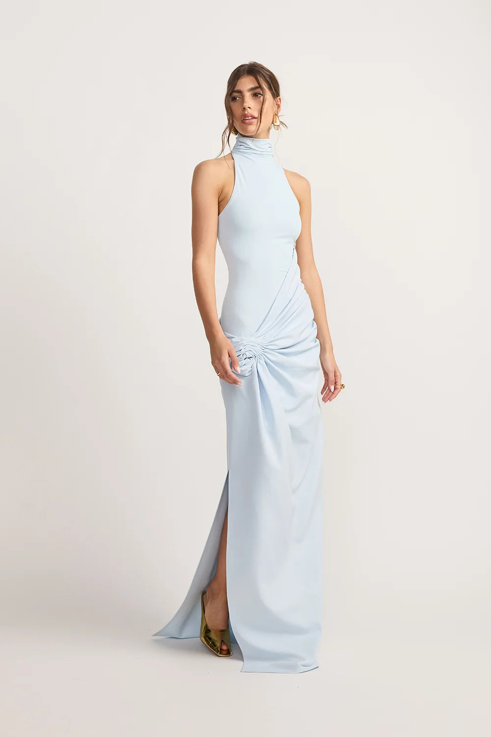 Tojhà Mario Dress - Glacier Blue