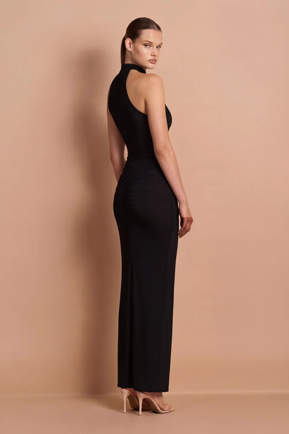 Nookie Tatum Halter Maxi Dress - Black
