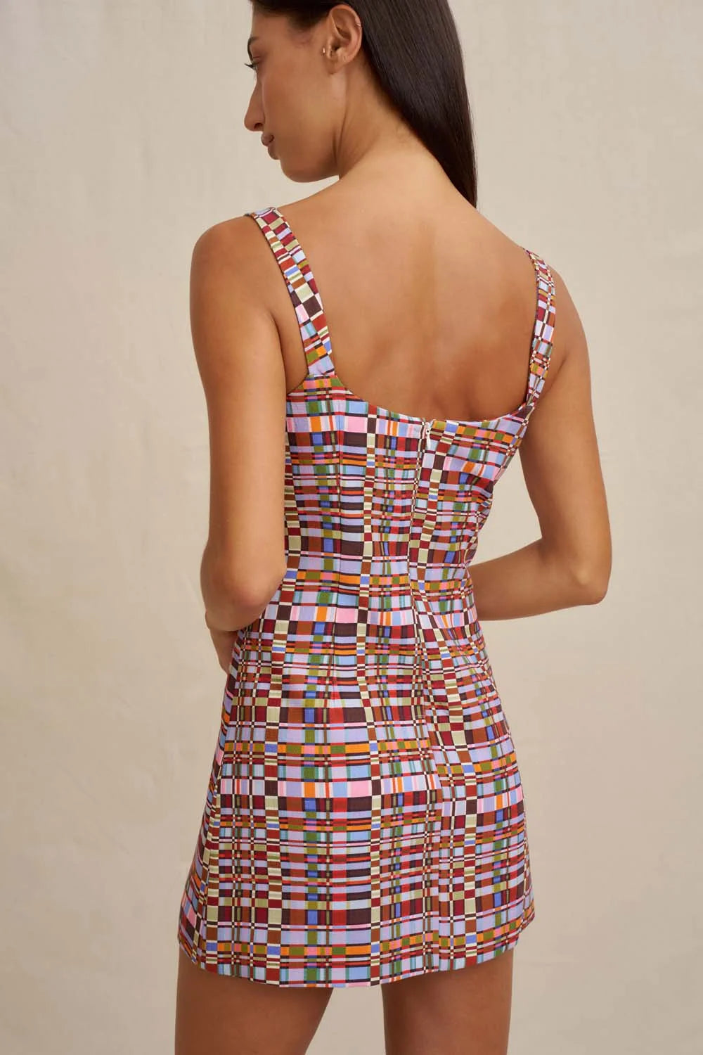 By Johnny Tessera Tile Mini Dress - Multi