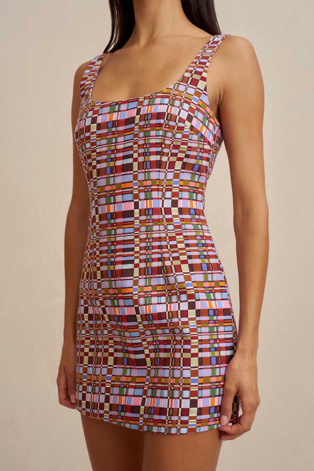 By Johnny Tessera Tile Mini Dress - Multi