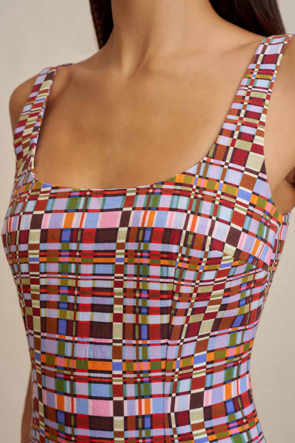 By Johnny Tessera Tile Mini Dress - Multi