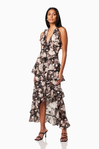 Elliatt Contribution Dress - Black White