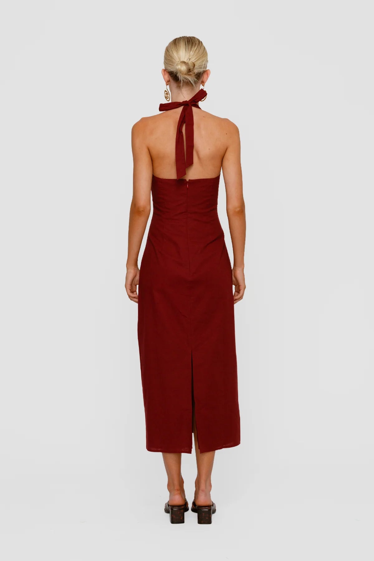 The Wolf Gang Lera Midi Dress - Magenta