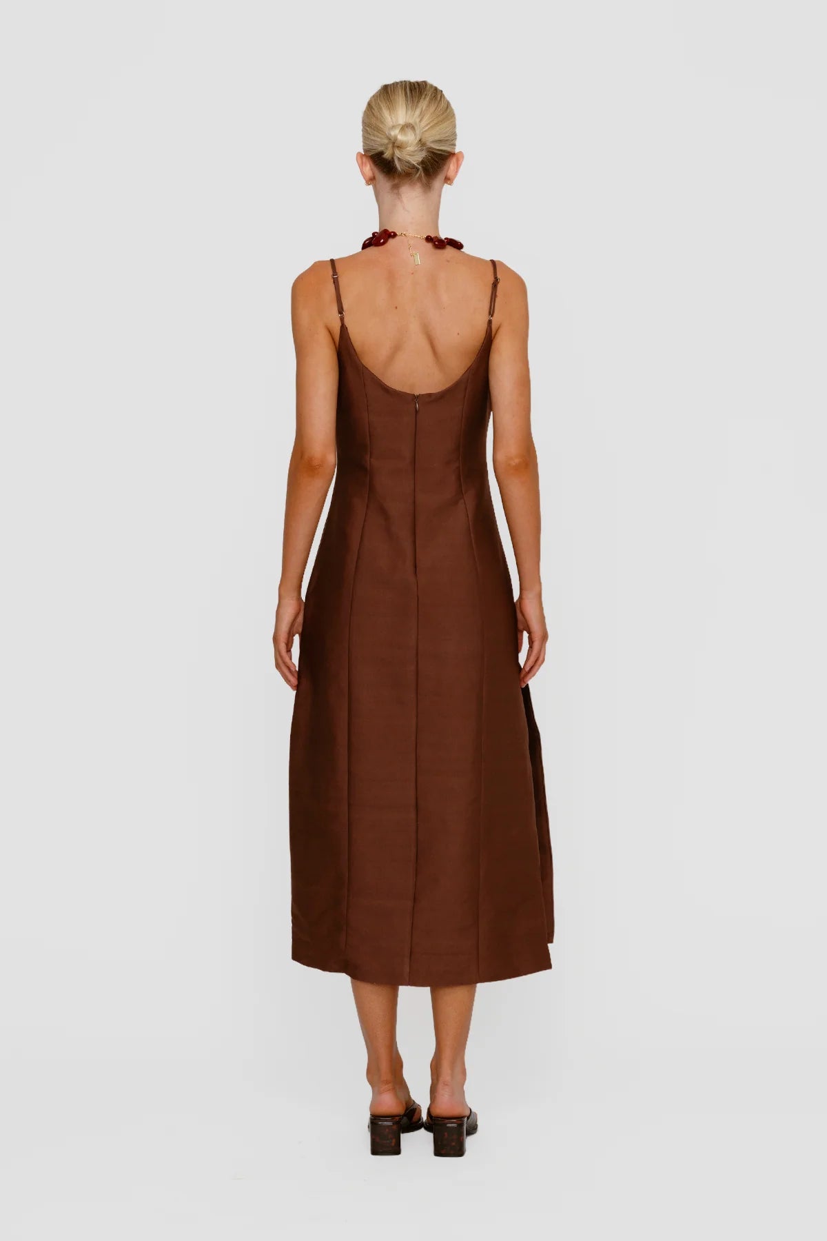 The Wolf Gang Romy Maxi Dress - Chocolate