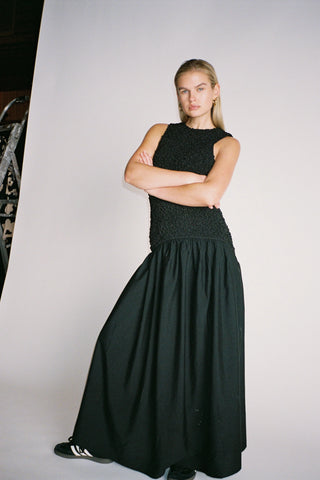 The Wolf Gang Marisol Midi Dress - Noir
