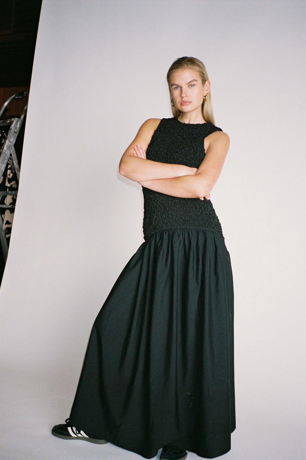The Wolf Gang Marisol Midi Dress - Noir