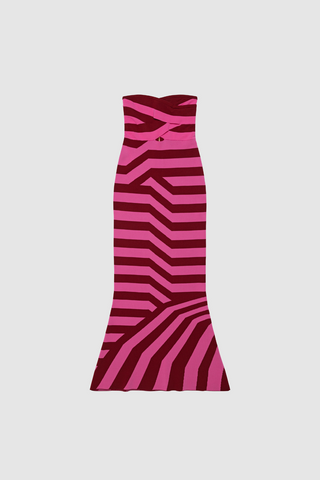 The Wolf Gang Aude Maxi Dress - Berry