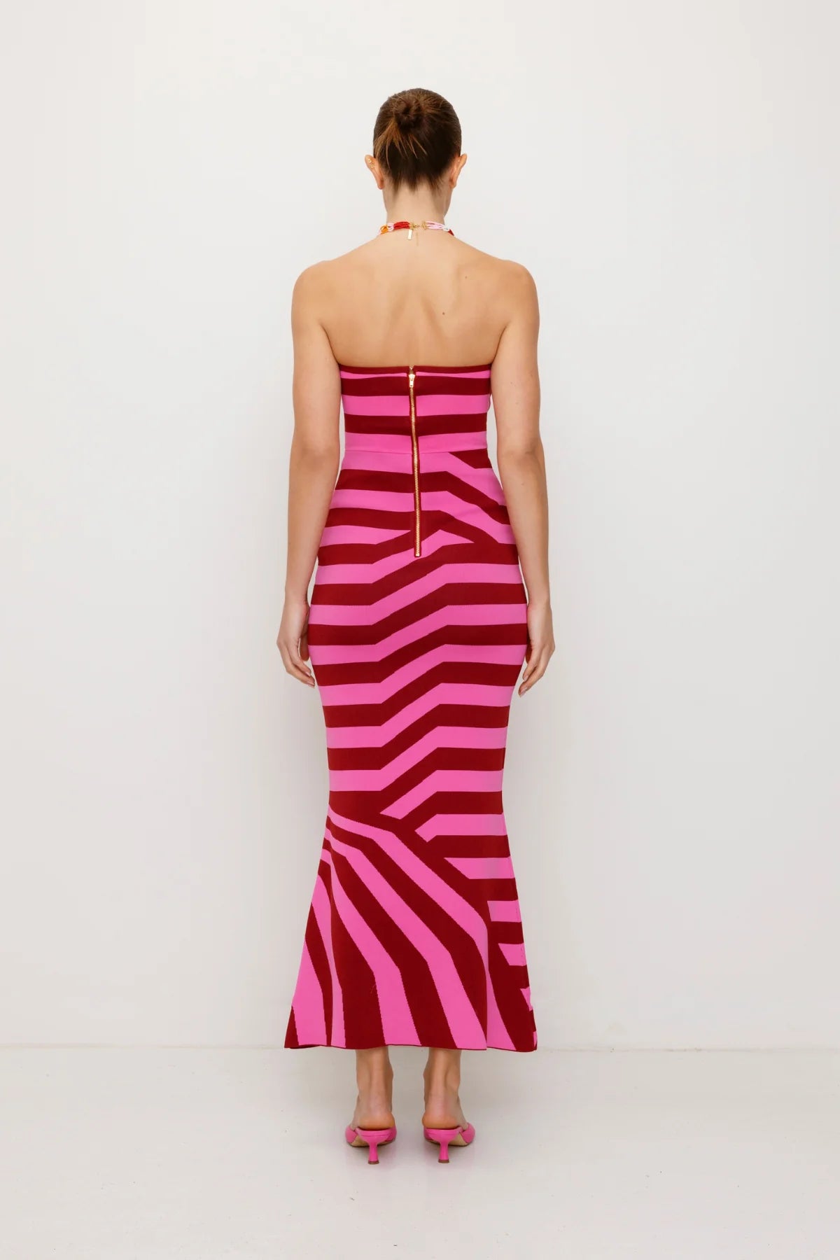 aude maxi dress The Wolf Gang Aude Maxi Dress - Berry
